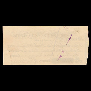 Canada, Bank of British North America, 6,000 dollars : March 10, 1868