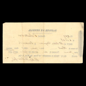 Canada, Banque du Peuple (People's Bank), 8 pounds, 15 shillings : July 1, 1840