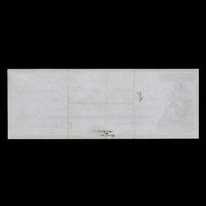 Canada, Bank of Montreal, 46 dollars, 72 cents : April 1, 1861