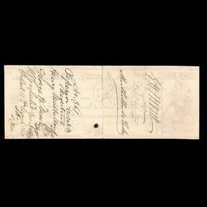 Canada, Bank of Montreal, 419 dollars, 84 cents : October 13, 1860