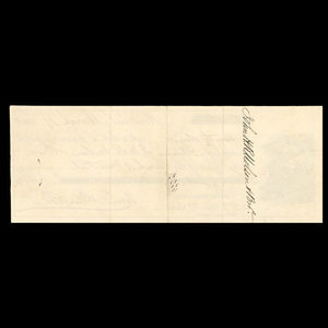 Canada, Bank of Montreal, 2,500 dollars : March 19, 1862