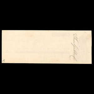 Canada, Bank of Montreal, 113 dollars, 60 cents : June 24, 1861