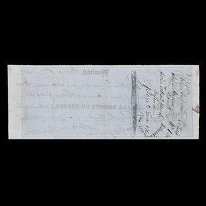 Canada, Banque du Peuple (People's Bank), 400 dollars : February 1, 1859