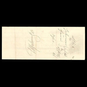 Canada, Banque du Peuple (People's Bank), 919 dollars, 74 cents : January 29, 1861