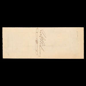 Canada, Molsons Bank, 171 dollars, 42 cents : May 23, 1862