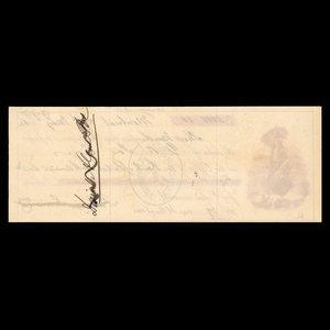 Canada, Bank of British North America, 5,000 dollars : May 27, 1862