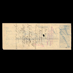 Canada, Western Bank of Canada, 100 dollars : October 20, 1897