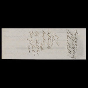 Canada, City Bank (Montreal), 150 dollars : December 16, 1854