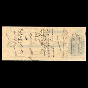 Canada, G.L. Ritchie & Co., 1,200 dollars : January 15, 1863