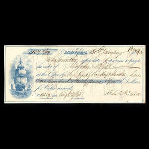 Canada, Charles McGill, 137 dollars, 68 cents : January 30, 1863