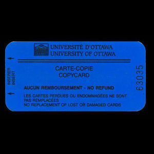 Canada, University of Ottawa, no denomination : 1996