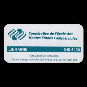 Canada, Coopérative de l'École des Hautes Études Commerciales, no denomination : 2003