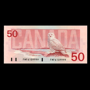 Canada, Bank of Canada, 50 dollars : 1988