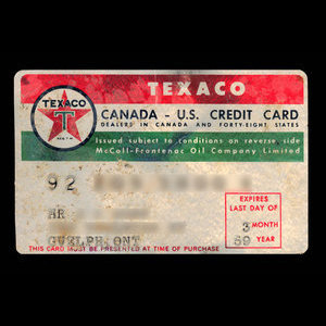 Canada, Texaco Inc., no denomination : March 1959