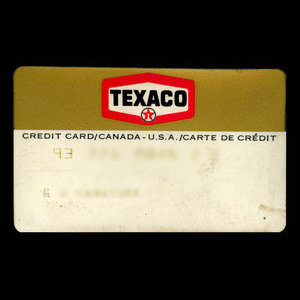 Canada, Texaco Inc., no denomination : 1969