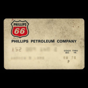 United States of America, Phillips Petroleum Company, no denomination : August 1970
