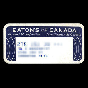 Canada, Eaton's, no denomination : 1965