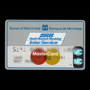Canada, Bank of Montreal, no denomination : December 1988