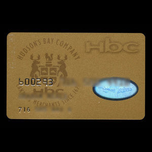 Canada, Hudson's Bay Company, no denomination : December 2003