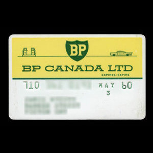 Canada, BP (British Petroleum) Canada Ltd., no denomination : May 1960