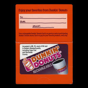 United States of America, Dunkin Donuts, no denomination : 2005