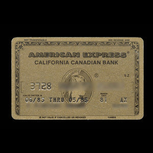 United States of America, American Express Company, no denomination : June 1983