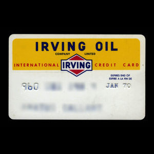 Canada, Irving Oil, no denomination : January 1970