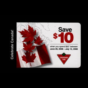 Canada, Canadian Tire Corporation Ltd., 10 dollars : July 12, 2006
