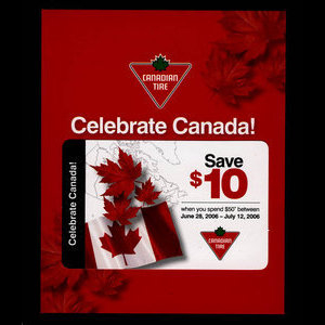 Canada, Canadian Tire Corporation Ltd., 10 dollars : July 12, 2006
