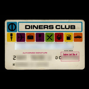 United States of America, Diners Club, no denomination : September 1968