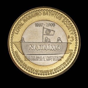 Canada, Loyal Nanaimo Bathtub Society, 3 dollars : 2006