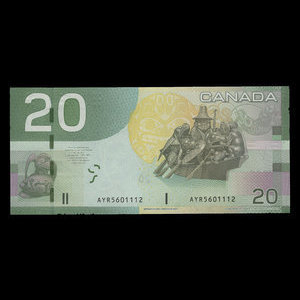 Canada, Bank of Canada, 20 dollars : 2004