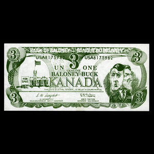 Canada, unknown, 1 dollar : 1993