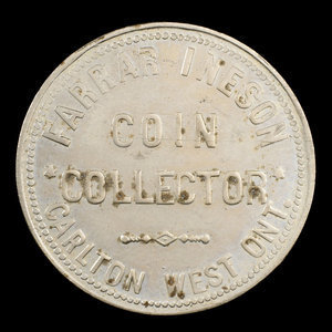 Canada, Farrar Ineson, no denomination : 1895