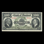 Canada, Bank of Montreal, 100 dollars <br /> January 2, 1931