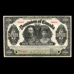 Canada, Dominion of Canada, 50,000 dollars <br /> January 2, 1924