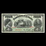 Canada, Dominion of Canada, 4 dollars : January 2, 1902