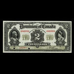 Canada, Dominion of Canada, 2 dollars <br /> January 2, 1914