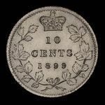 Canada, Victoria, 10 cents <br /> 1899