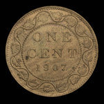 Canada, Edward VII, 1 cent <br /> 1907