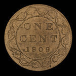 Canada, Edward VII, 1 cent <br /> 1909