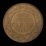 Canada, George V, 1 cent <br /> 1913