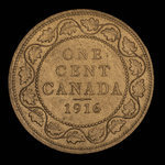 Canada, George V, 1 cent <br /> 1916