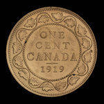 Canada, George V, 1 cent <br /> 1919