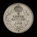 Canada, Edward VII, 5 cents <br /> 1903