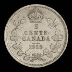 Canada, George V, 5 cents <br /> 1915