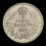 Canada, George V, 5 cents <br /> 1917