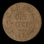 Canada, George V, 1 cent <br /> 1930