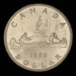 Canada, George VI, 1 dollar <br /> 1952