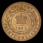 Canada, Victoria, 1 cent <br /> 1896